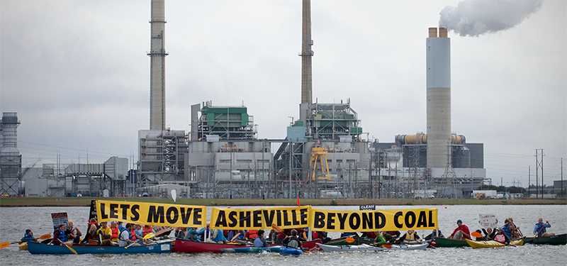 Floatilla to end coal ash polution